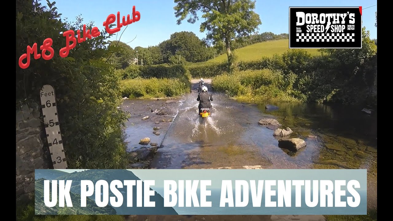 Aussie Post Bike Adventure, With Nathan Millward - UK Postie Bike Adventures - Devon - July 2021