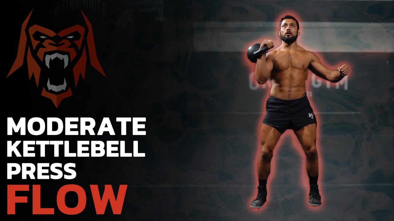 Moderate Kettlebell Press Flow | Eric Leija