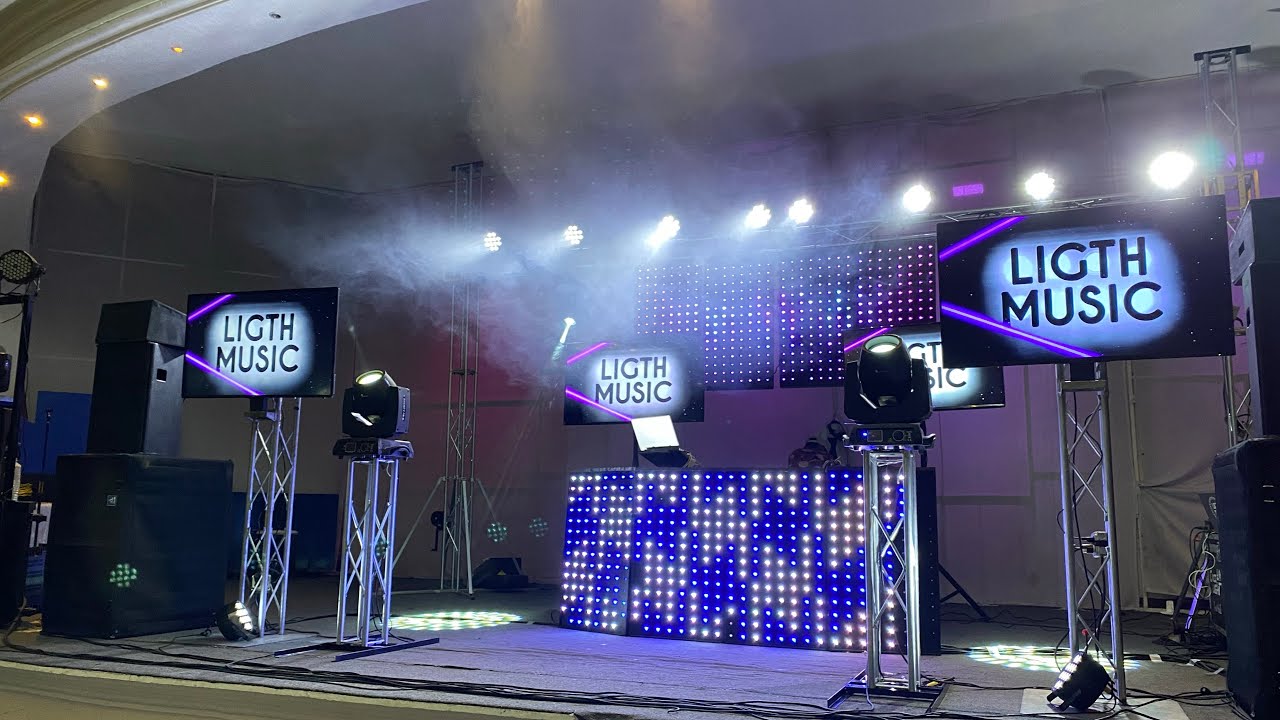 Montaje de Dj móvil para graduación | Hacienda Santa Cecilia Pachuca Hidalgo Mexico