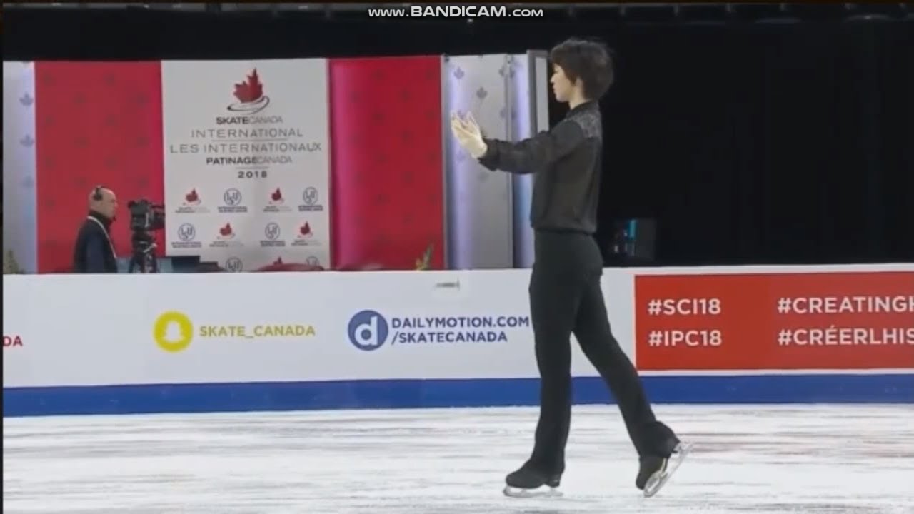 Junhwan CHA KOR SP 2018 Skate Canada