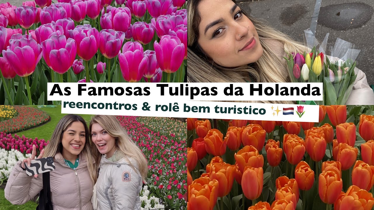 VLOG: AS TULIPAS DE KEUKENHOF - HOLANDA 📍🌷| #LUAinEurope