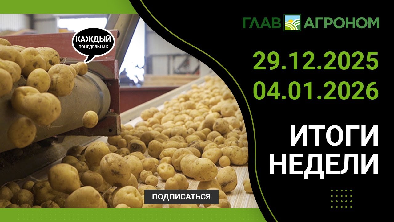 Итоги недели с ГлавАгроном. 29.12.2025 - 04.01.2026