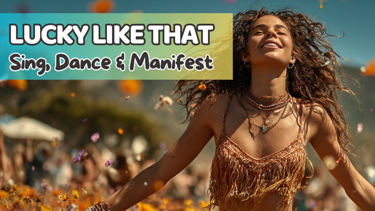 Retro Funk Manifestation Music | Dance Your Affirmation | Abundance and Luck - Lucky Like Me
