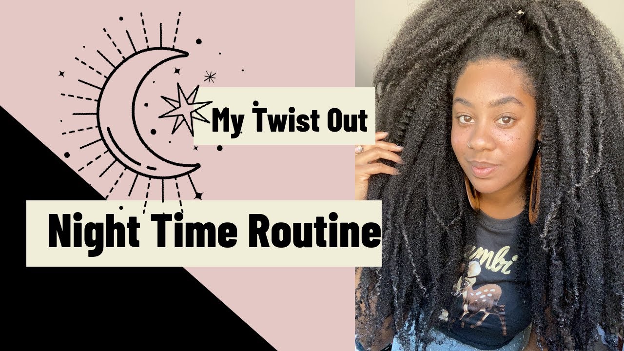 Вечерняя процедура Twist Out | Тип 4, длинные натуральные волосы