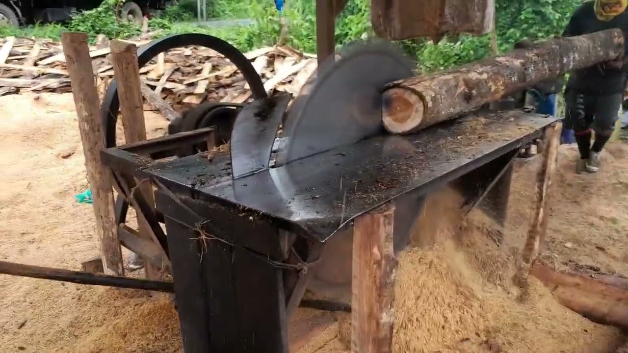 After process loading container teak wood