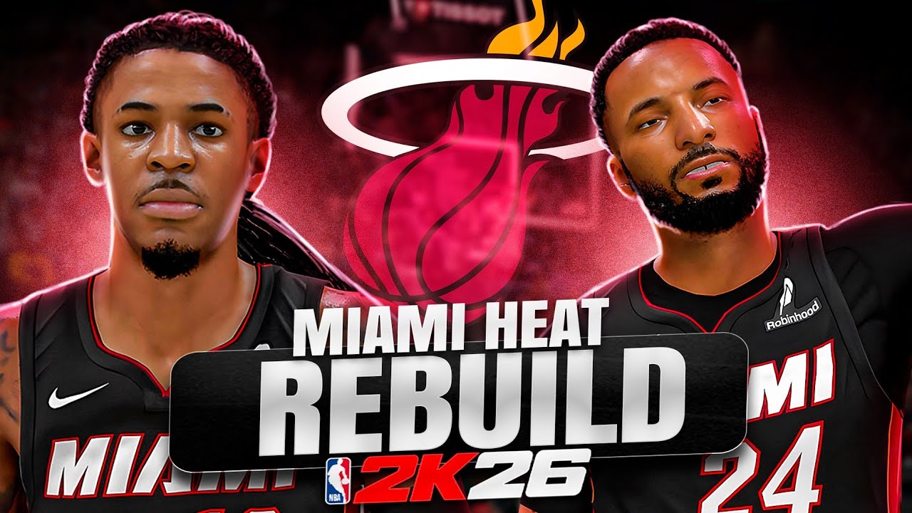 EU RECONSTRUI o MIAMI HEAT no NBA2K26! 🔥