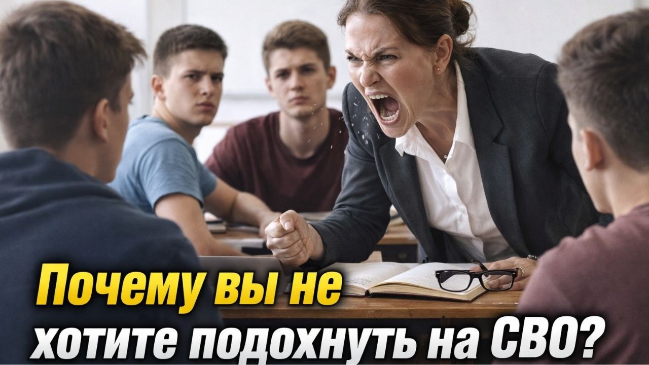 Студентов гонят на СВО! Директриса колледжа агитирует подыхать!