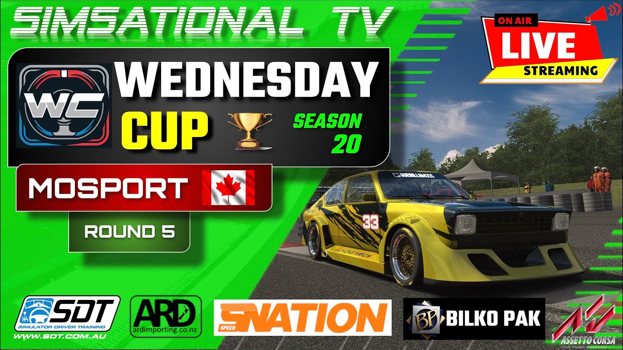 SIMSATIONAL ESPORTS - WEDNESDAY CUP - R5 - MOSPORT