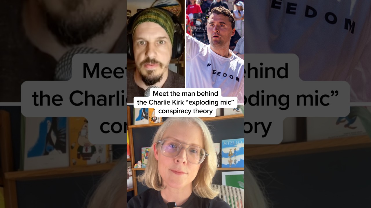 Meet the man behind the Charlie Kirk &ldquo;exploding mic&rdquo; conspiracy theory