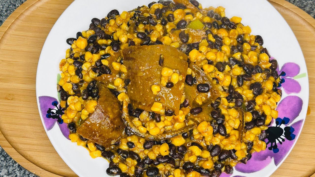 Cameroon Cornchaff recipe, How to cook cornchaff #cornchaff #cornandbeans