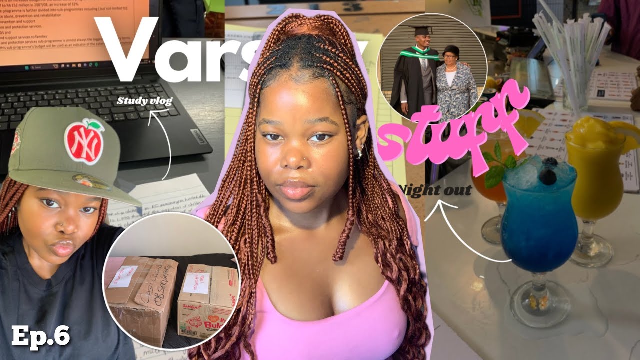 VARSITY STUFF Ep.6 : study vlog, night out, exams, graduation, fun day.