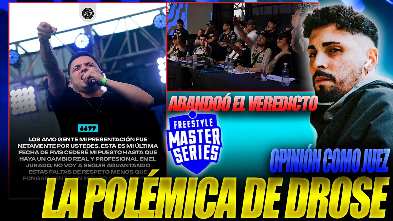 DROSE ABANDONÓ  Y AUN ASÍ LE DIERON RÉPLICA⚠️🚫 ¿ERROR? LA POLÉMICA ⚠️🚫MI OPINIÓN COMO JURADO DE FMS
