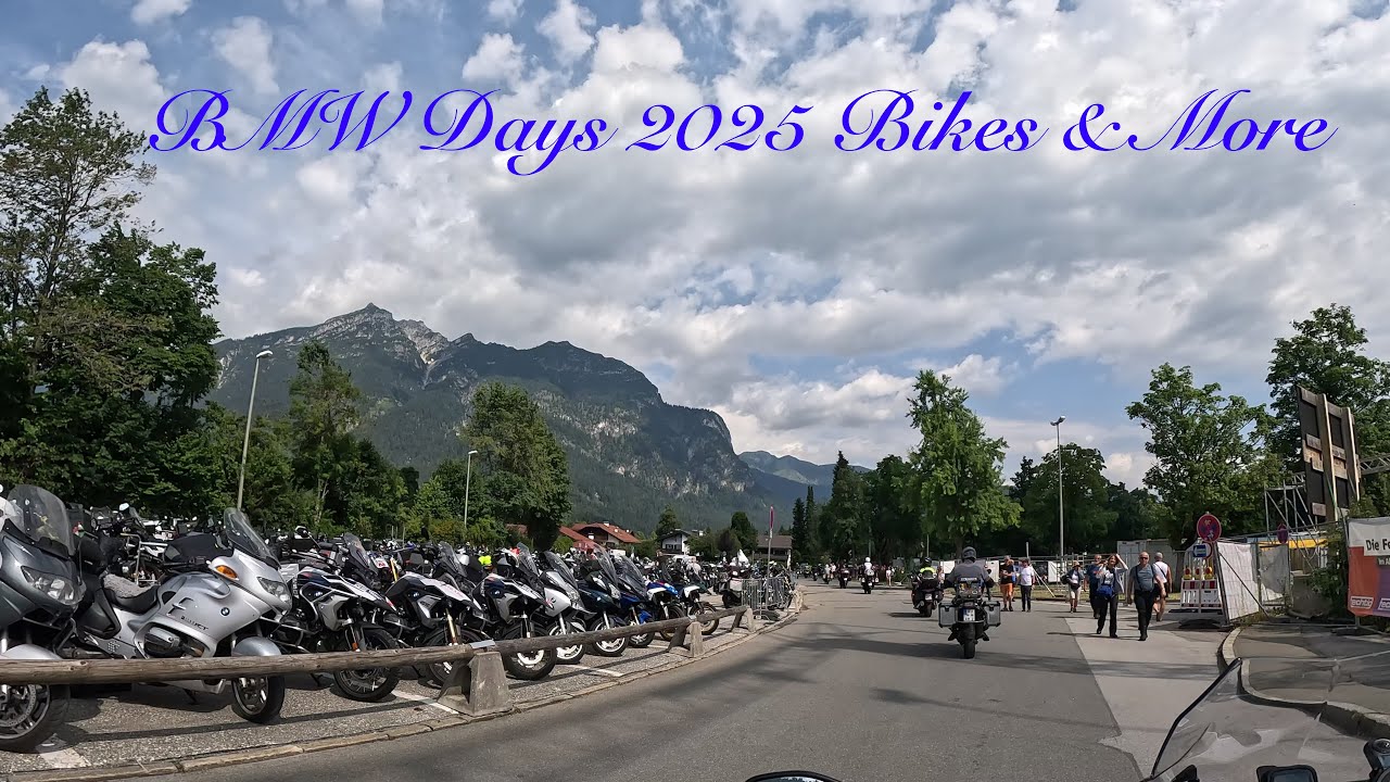 Motorradtour BMW Motorrad Days 2025 Garmisch Partenkirchen