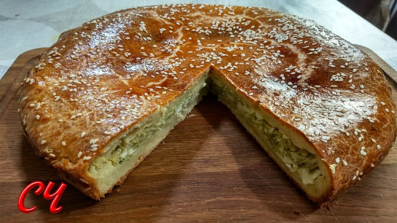 Пирог с Молодой Капустой и Яйцами.Безумно Вкусный и Сытный! /Pie with Young Cabbage and Eggs.