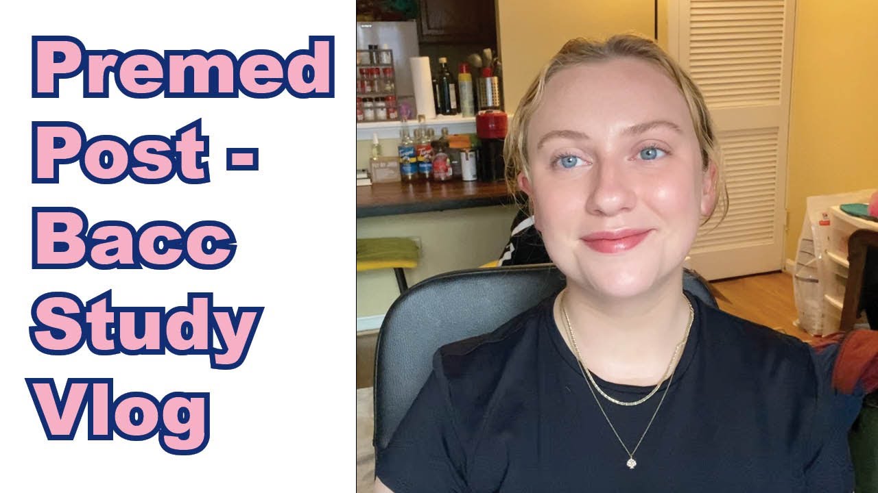 Premed Post-Bacc Study Vlog | Georgetown SMP