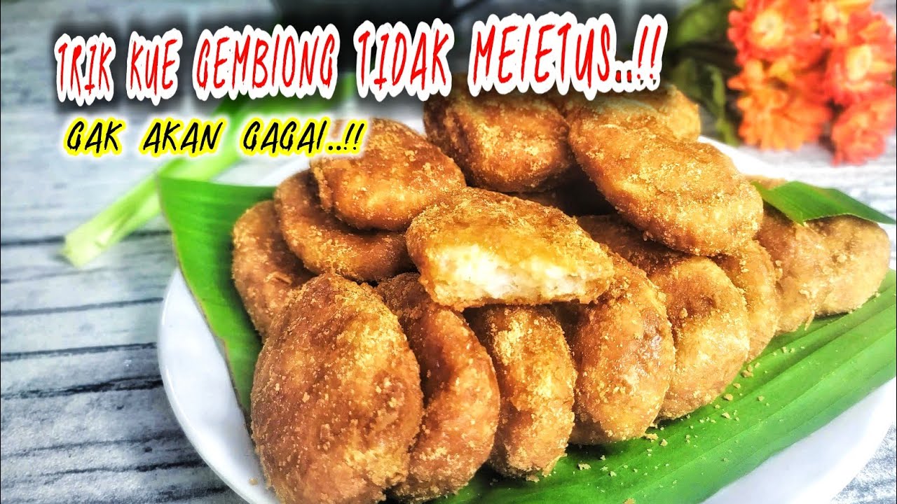 Tips Membuat Gemblong Gula Merah Lembut dan Gurih Tidak Meletus