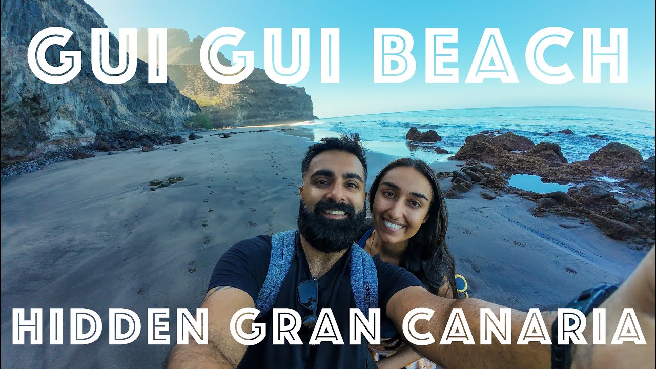 Epic Hike to Gran Canaria's Hidden Gem – Discovering Gui Gui Beach! 🌴🌊