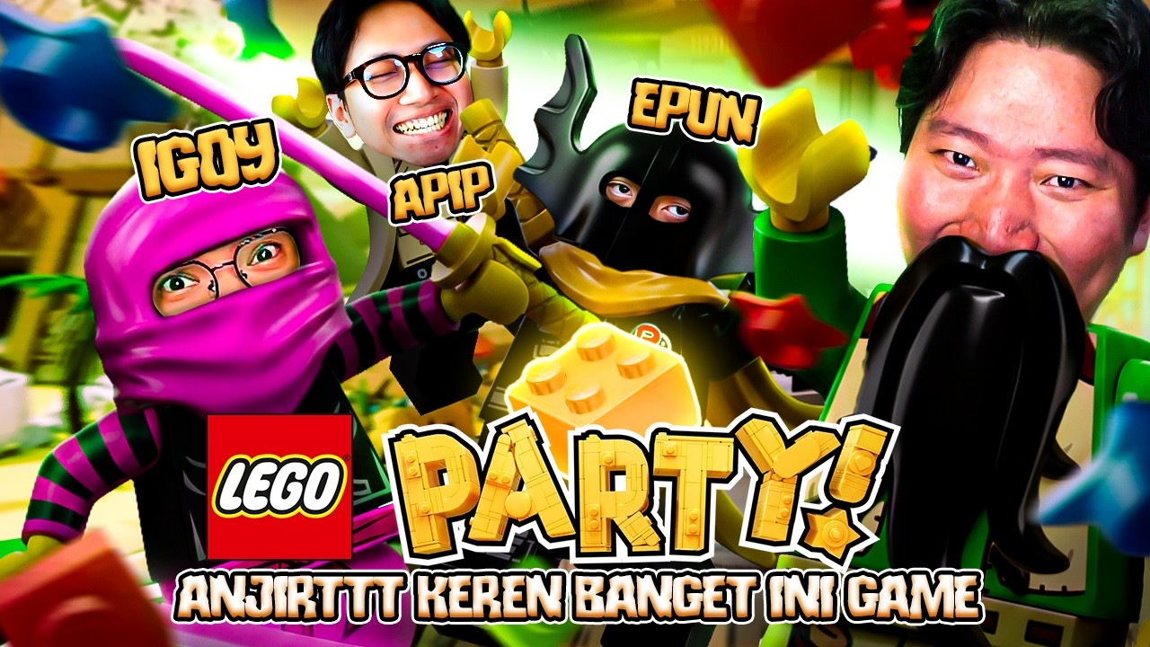 ANJRIT PUMMEL PARTY VERSI LEGO - LEGO PARTY INDONESIA #1