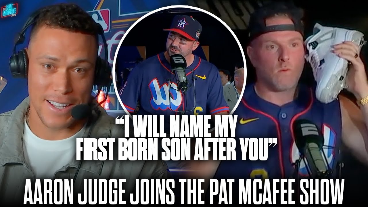 Aaron Judge Debuts New Jordan Cleats, Welcomes First Time All-Star Ty Schmit | Pat McAfee Show