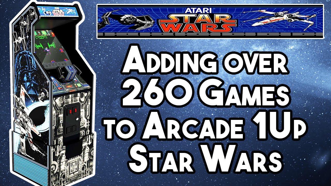 Adding over 260 games to Arcade 1Up Star Wars Cabinet