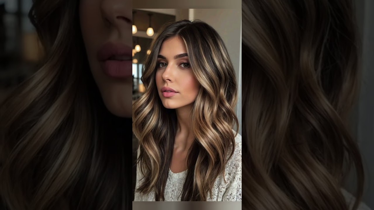 Cortes De Pelo Para Mujer Estilo Recto Largo Con Ondas Marcadas 💗