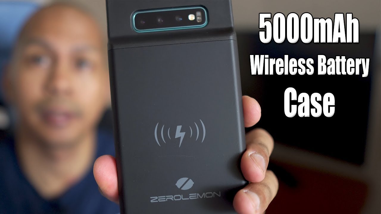 Samsung S10 Plus 5000mAh Wireless Battery Case (ZEROLEMON) [4K]