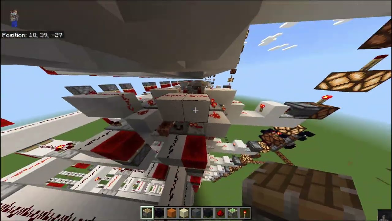 FALLING SAND DISPLAY IN MINECRAFT BEDROCK