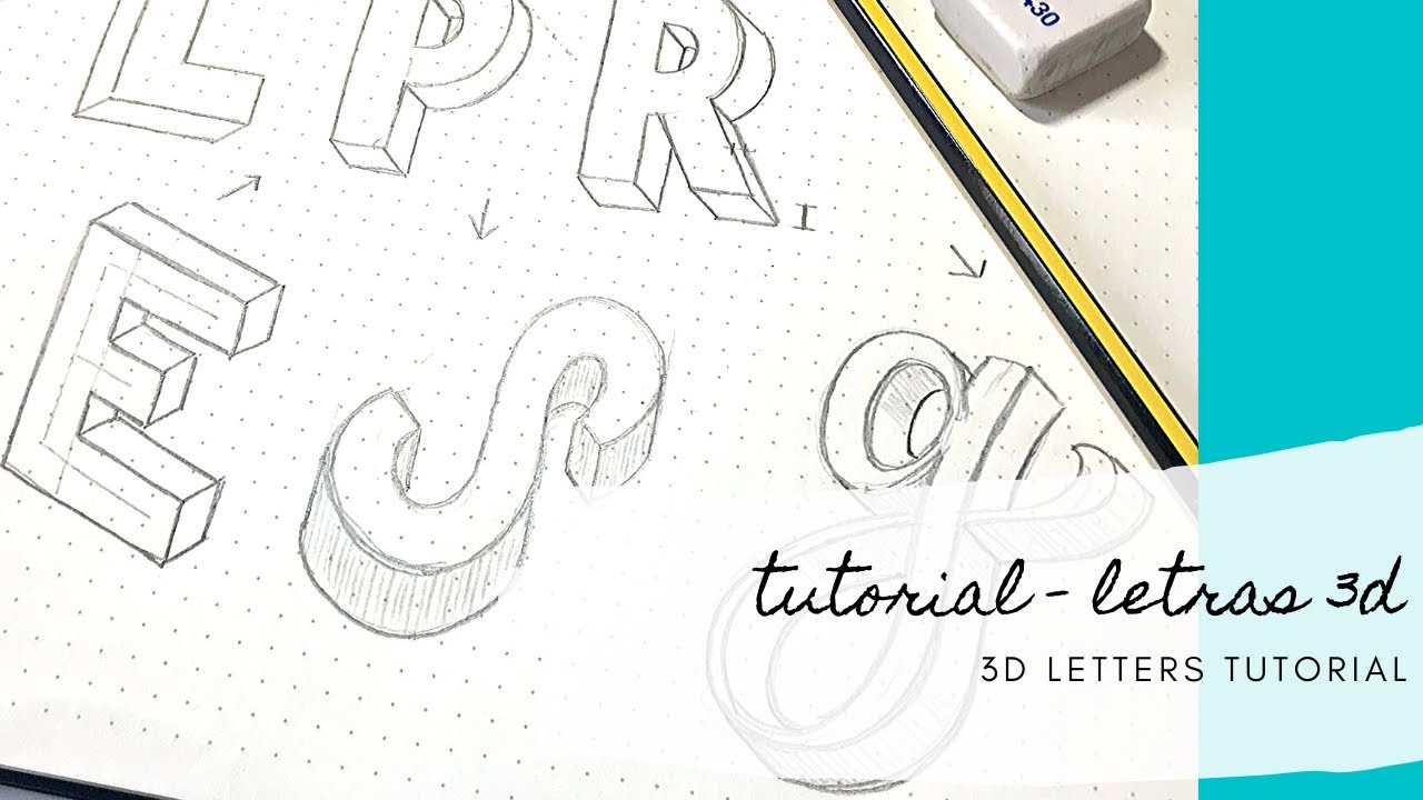 Letras 3D - Tutorial paso a paso