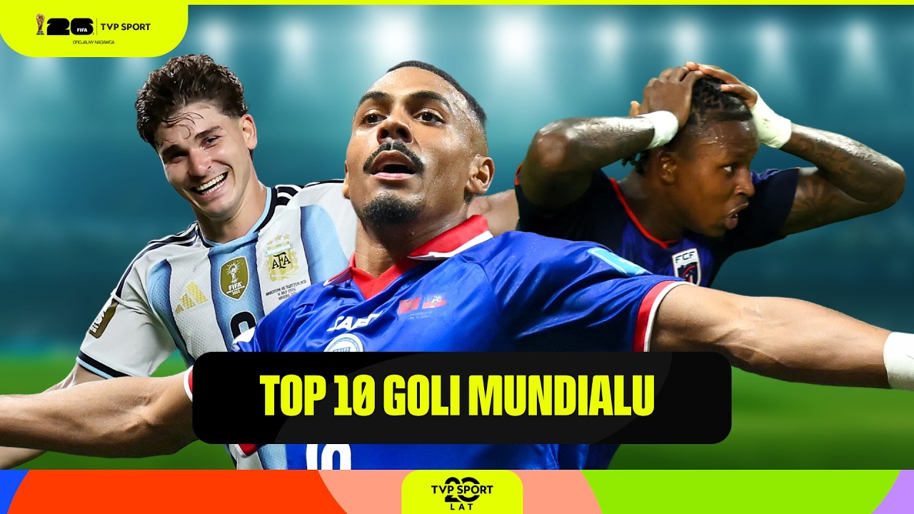 TOP 10 NAJLEPSZYCH GOLI MUNDIALU