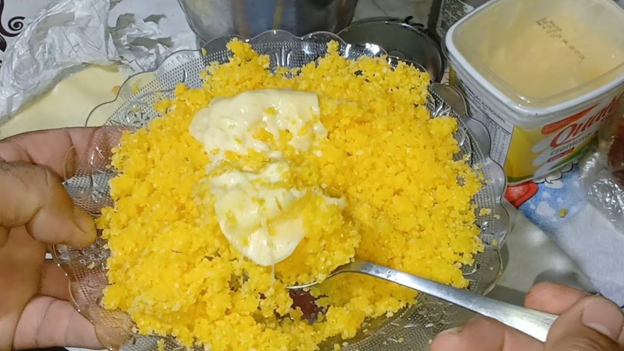 Cuscuz com queijo