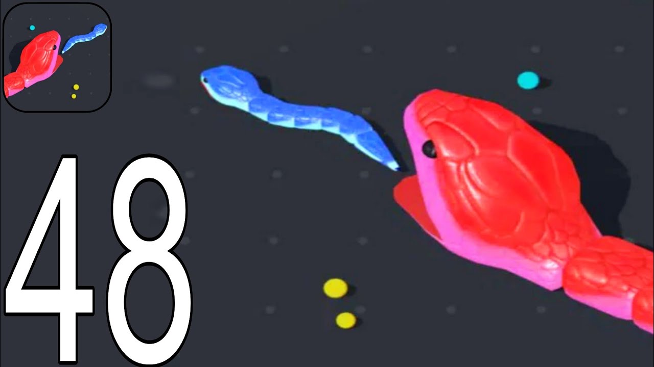 Snake Clash - Gameplay Walkthrough Part 48 Tutorial NEW Mobile Game (Android,ios)