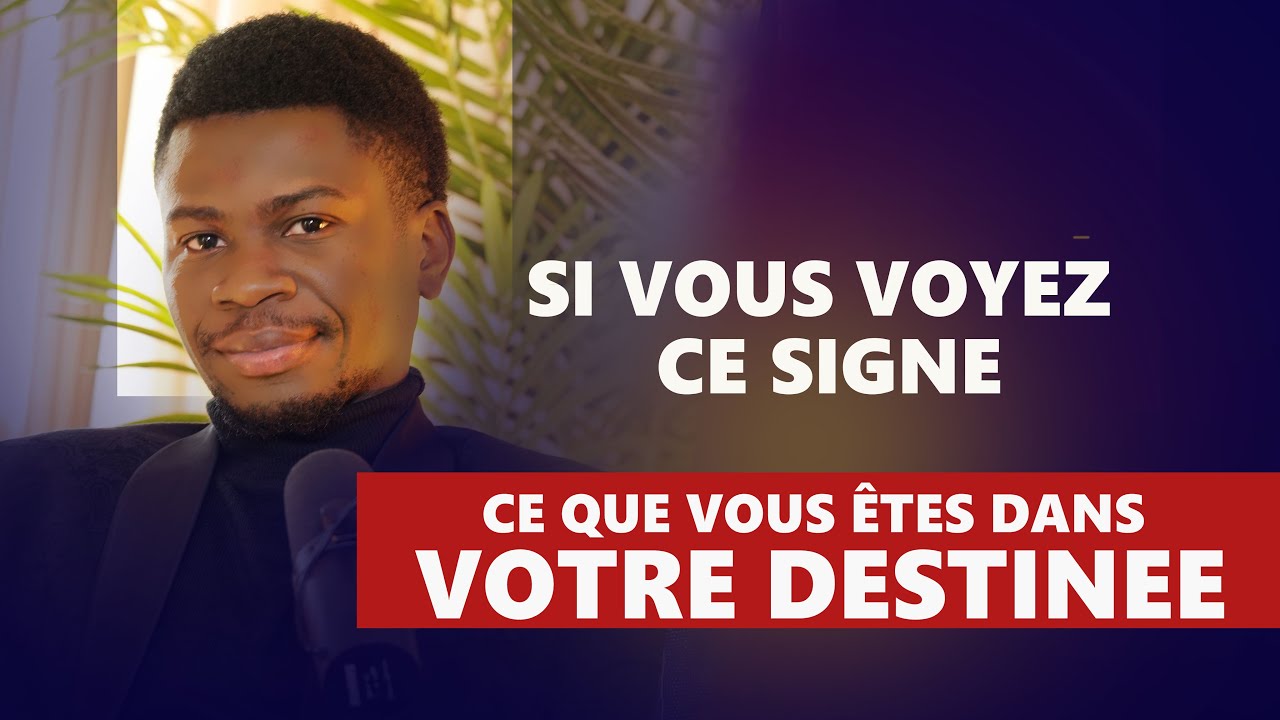 1er Signe que vous êtes dans votre destinée 