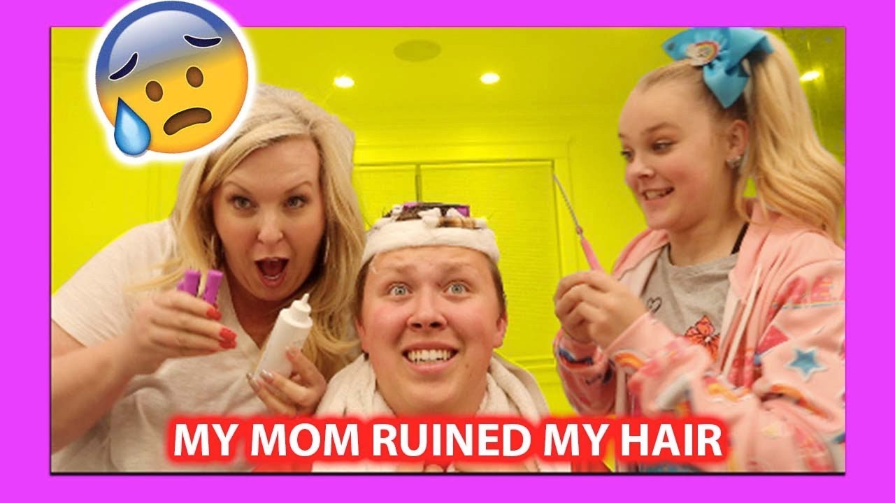 MY MOM RUINED MY HAIR