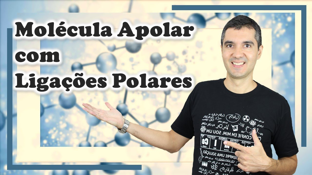 MOLÉCULA APOLAR COM LIGAÇÕES POLARES!