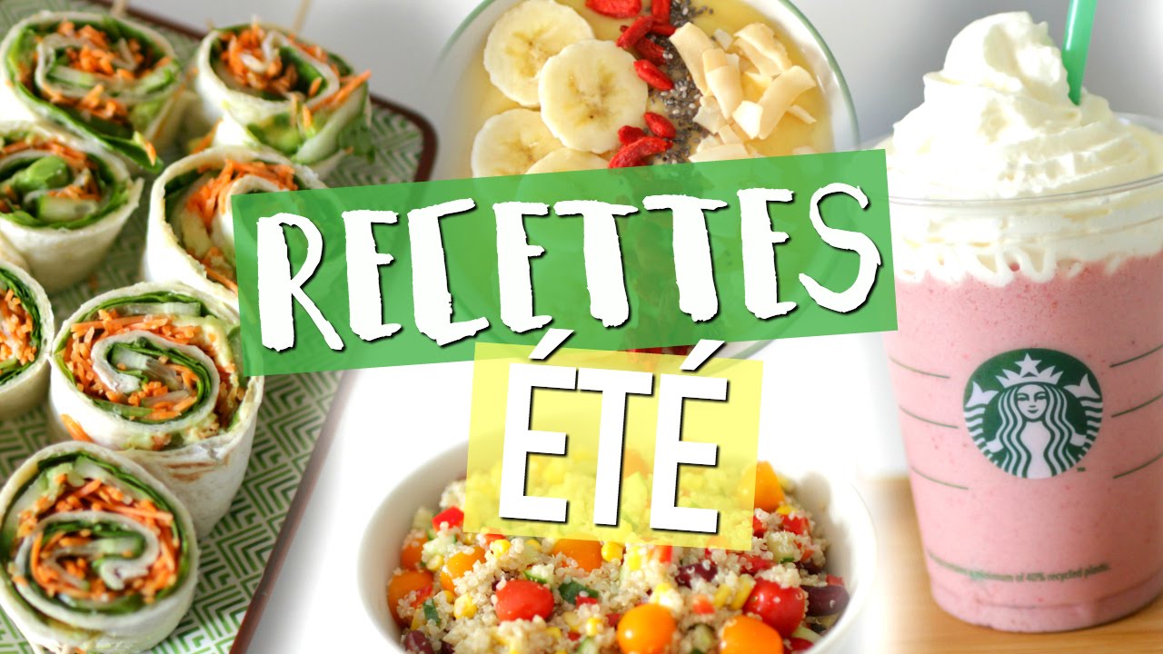 DIY Recettes et boissons d'été FACILE & RAPIDE !
