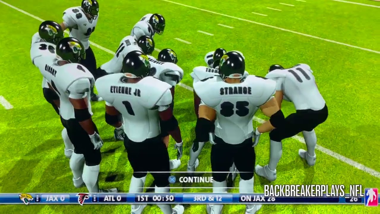 PENIX THROWING DIMES - BACKBREAKER NFL 2026 [PS3 - Roster Update] | Jaguars vs. Falcons [1st QTR]