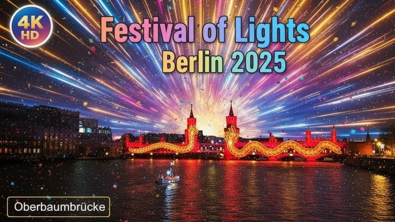 Festival of Lights 2025 Berlin (Lichterfest) ✨ | The City That Never Stops Glowing 🌃