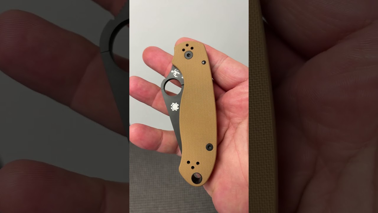 Spyderco Para 3 &mdash; лучший нож для повседневного ношения? #нож #spyderco #edc #ножи #topten