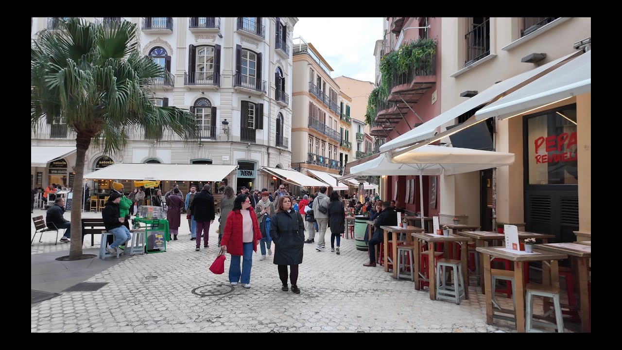 🇪🇸 Exploring Málaga’s Centro Histórico | Walking Tour Vlog | 4K 🇪🇸