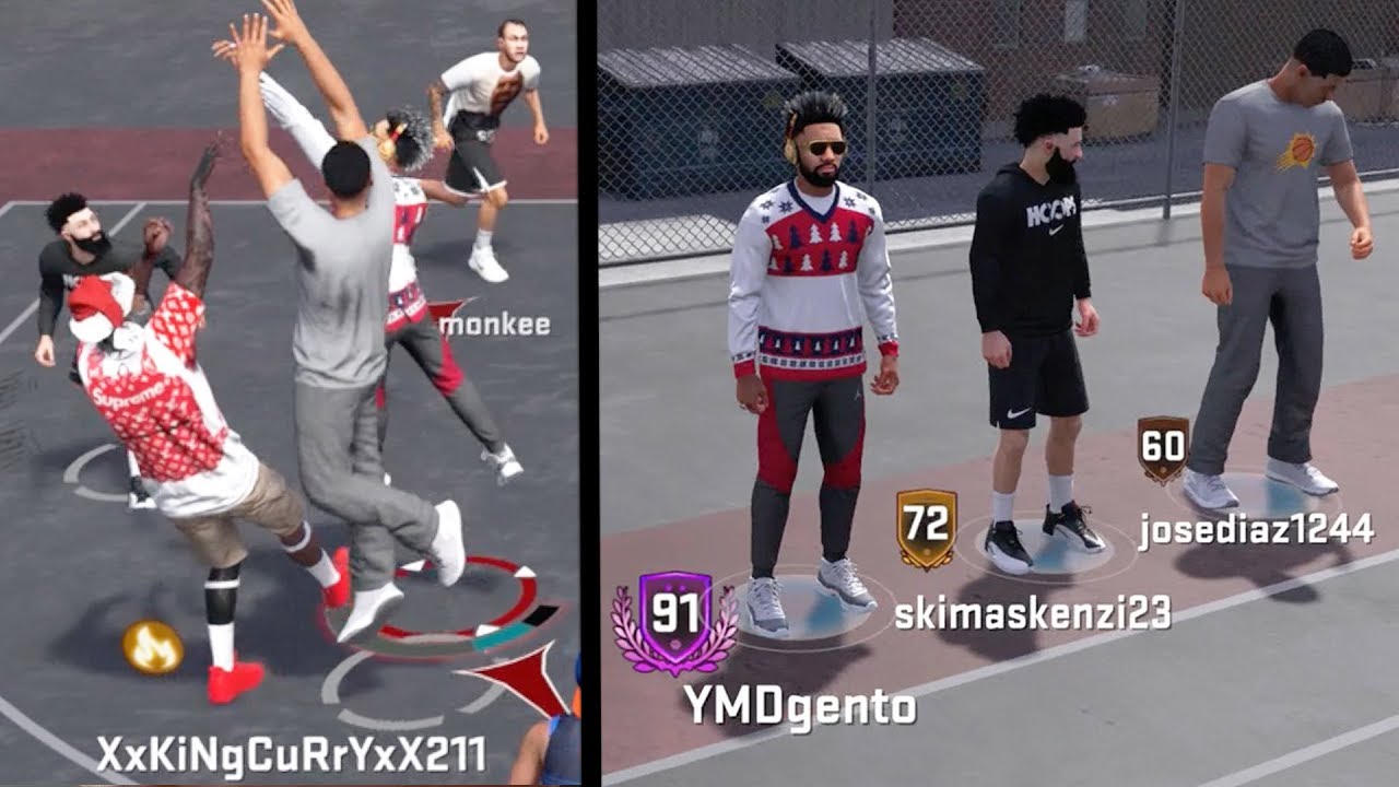 PLAYING WITH NEGATIVE RECORD RANDOMS AT THE PARK(GONE WRONG) NBA 2k18 Playground