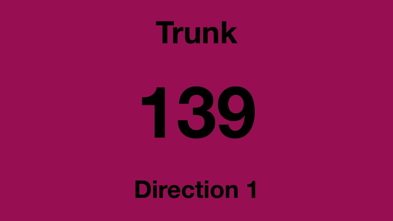 [SBS Transit] Trunk Bus Service 139 - Direction 1 Hyperlapse