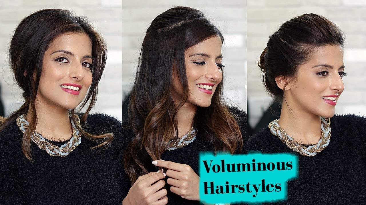 3 Easy Everyday Voluminous Hairstyles For FINE Hair / For School, College, Work