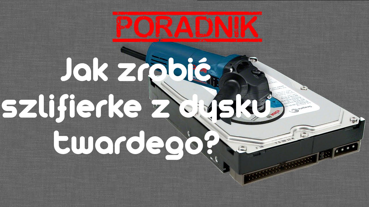 Jak zrobić szlifierkę z dysku twardego? [IT Serwis]