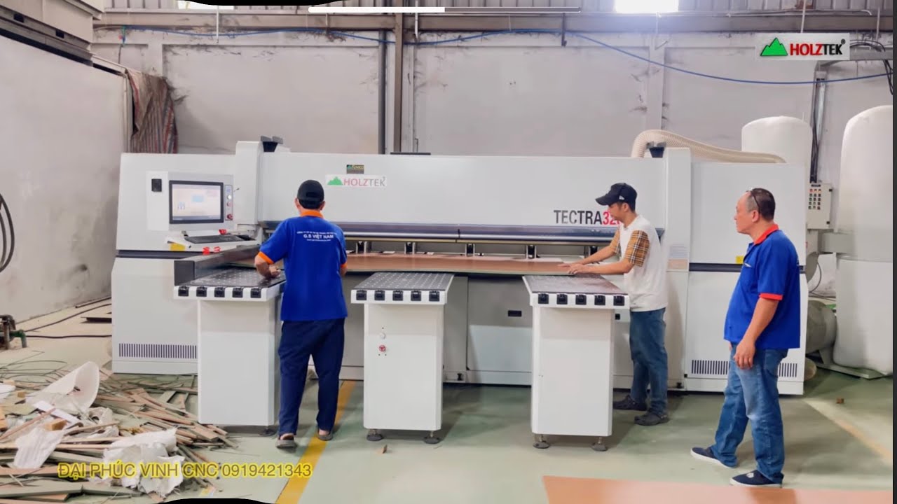 Máy cưa Panel saw cắt ván làm cánh cửa cn căn hộ 3 lớp