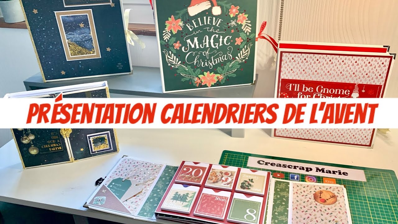PRÉSENTATION 🎄✨Les Calendriers de l’Avent 2022 ✨🎄disponible sur ma boutique en ligne ETSY  🤩