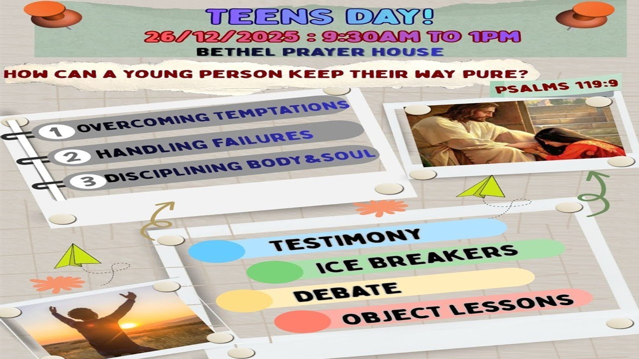 LIVE | KTCC | CBS | Teens Meeting | 26-12-2025