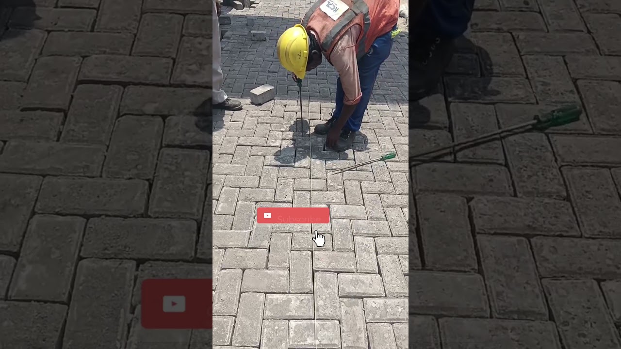 How to remove a paver block #shorts