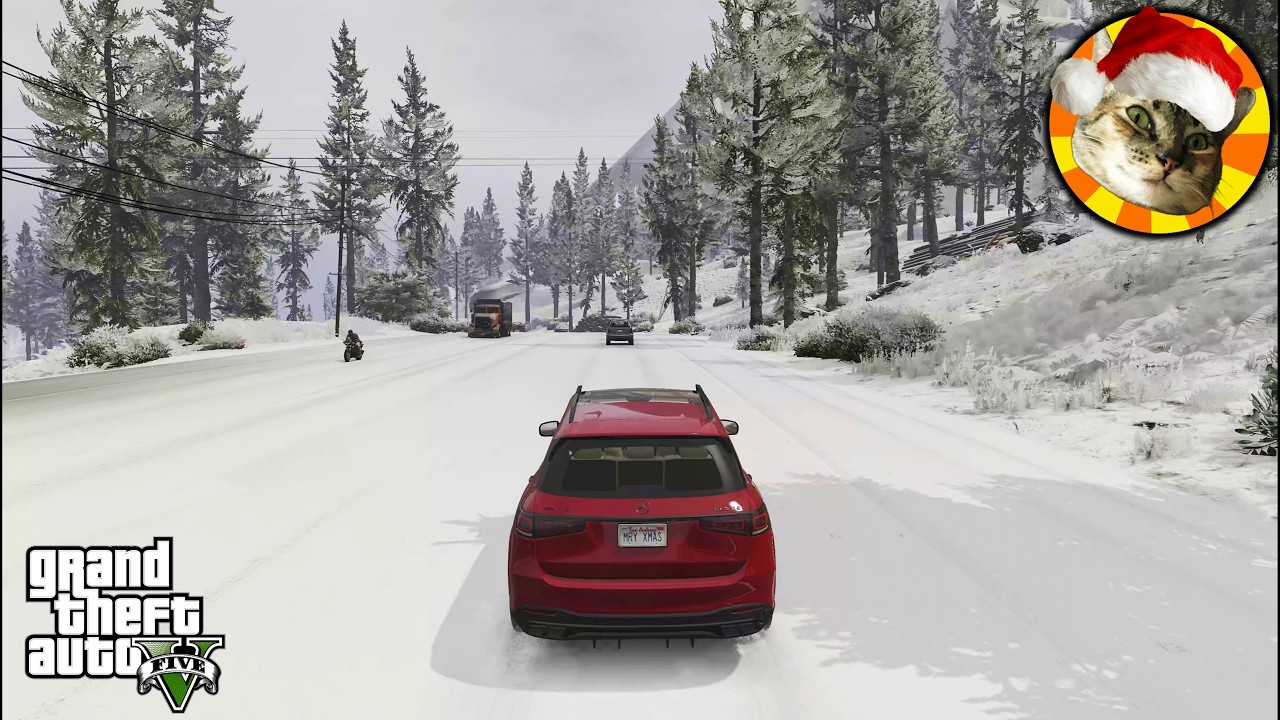 Christmas joyride around the map | GTA V driving roleplay