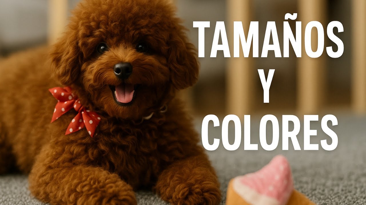Caniche TOY - TOY POODLE - TAMA&Ntilde;O y COLORES