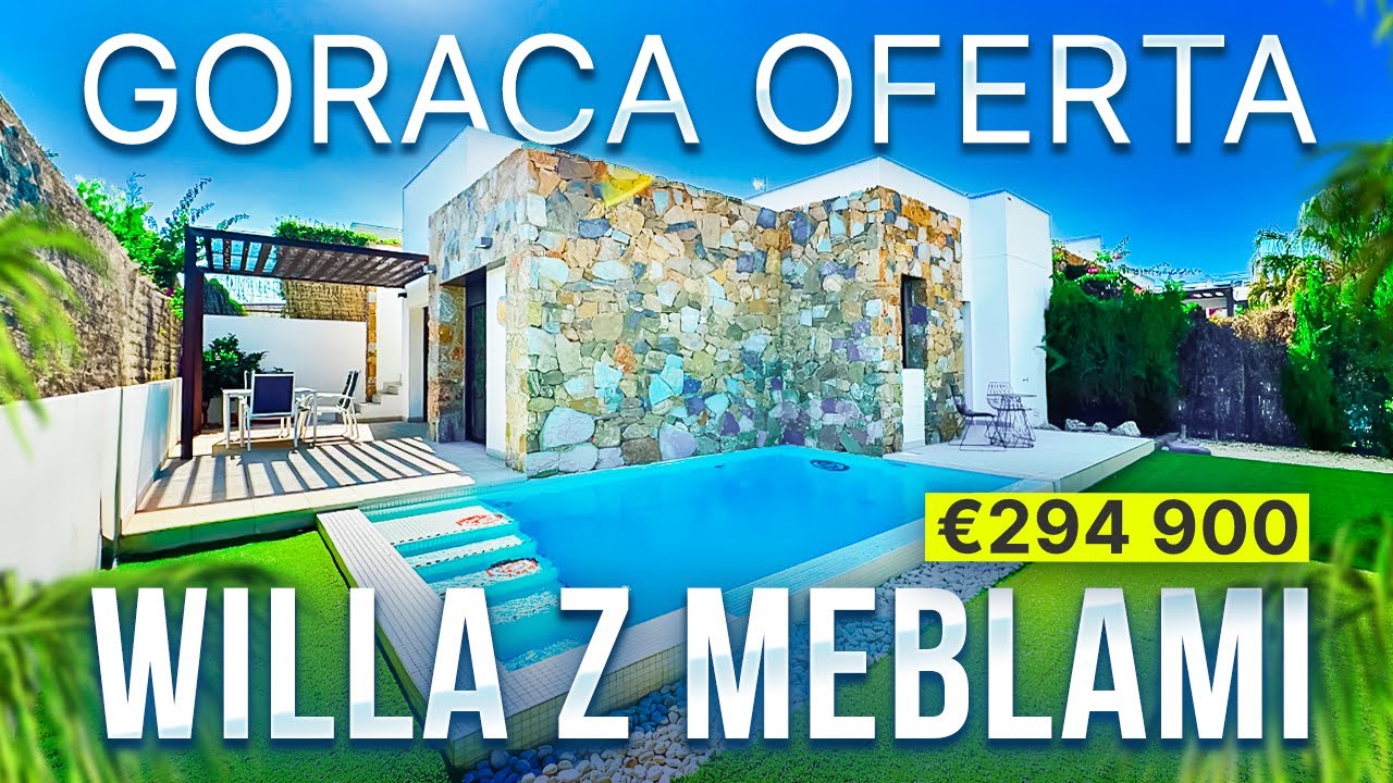 Willa w Hiszpanii z meblami + basenem i działką Gorąca oferta € 294 900